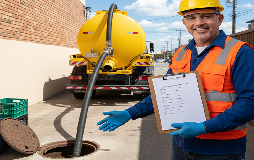 Descubra como funciona realmente a limpeza de fossas